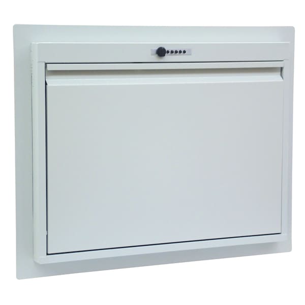 Recessed Informatics Work Station In Beige ( 25"H X 31.75"W X 6"D)